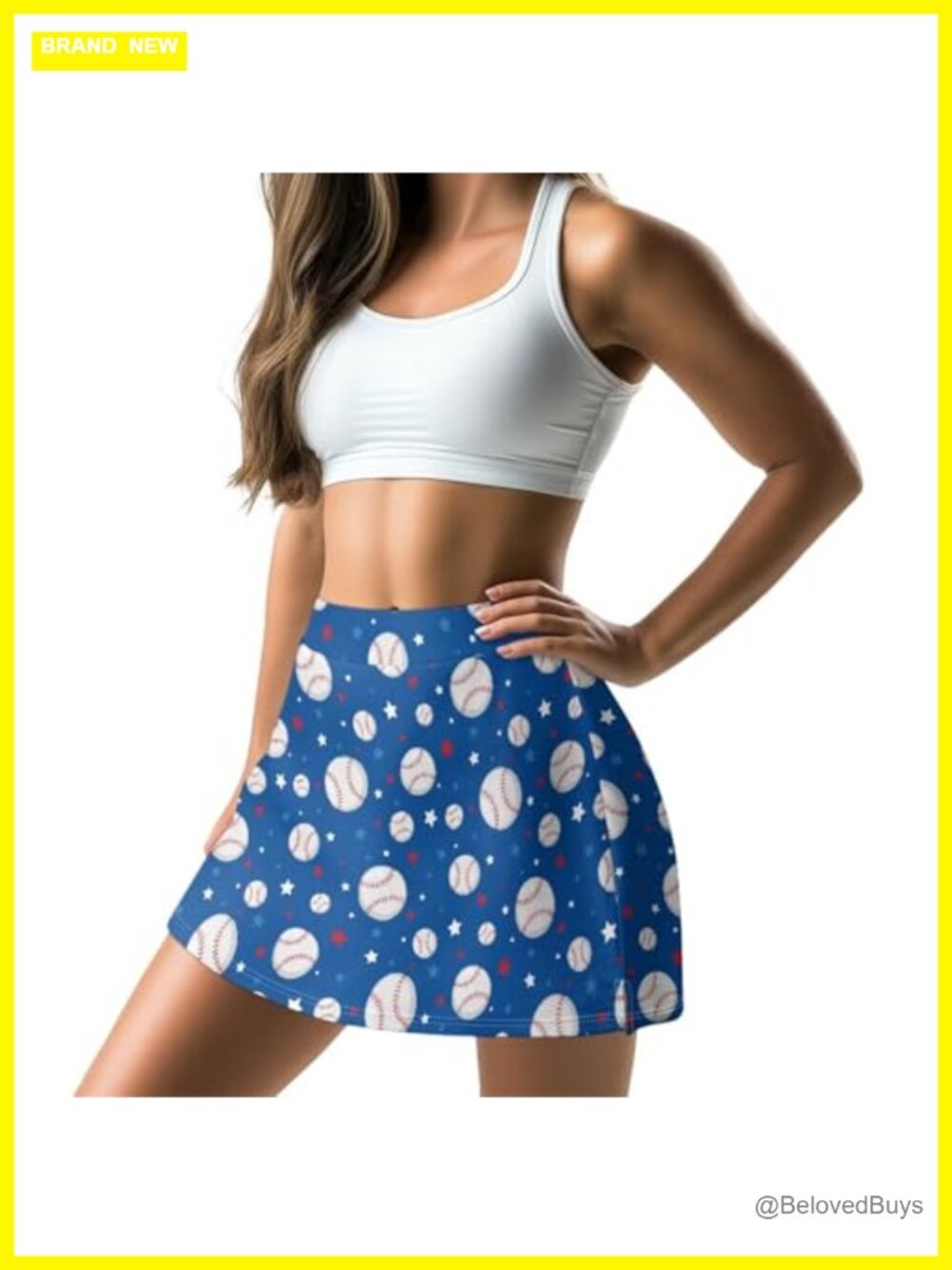 Women's Tennis Skirt High Waisted Golf Skort A-Line Athletic Running Shorts